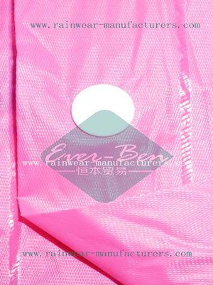 Pink rain jacket